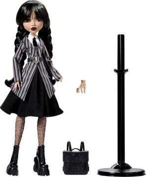 Лялька Монстер Хай Венсдей Венздей у шкільній формі Mattel Monster High Wednesday HXJ04 HXJ04 фото