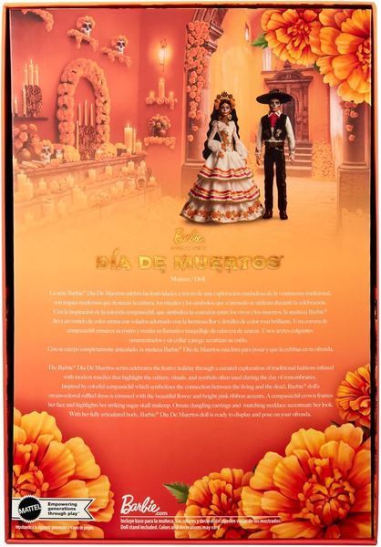 Коллекционная Барби Диа де Муэртос в черном платье Barbie D&iacute;a De Muertos 2025 JBJ05 JBJ05 фото