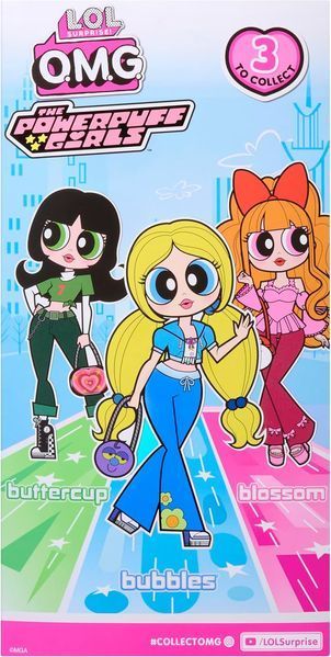 Лялька ЛОЛ ОМГ Суперкрихта Баблс LOL Surprise Powerpuff Girls Bubbles 542926 114433 фото