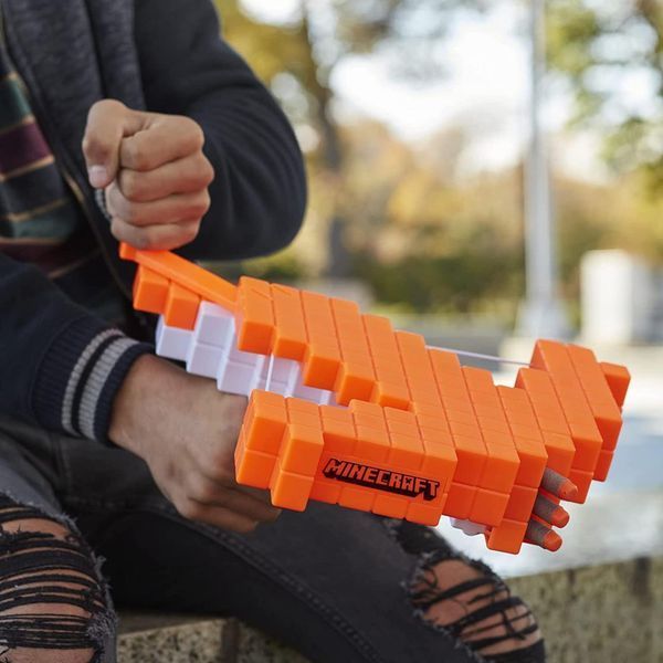 Бластер Нерф Майнкрафт Кросбоїу Арбалет Розбійника NERF Minecraft Pillager's Crossbow F4415 F4415 фото