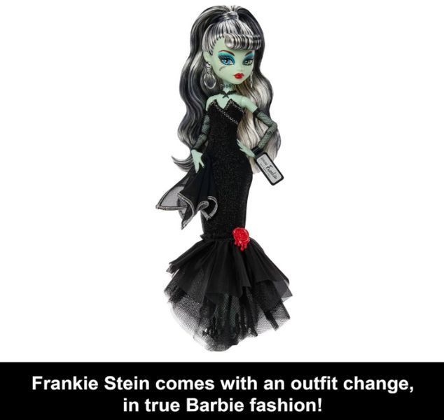 Колекційна лялька Френкі Штейн Монстер Хай Барбі Monster High x Barbie Frankie Stein Mattel JHK28 JHK28 фото