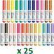 Набір фломастерів Crayola Pip Squeaks Washable Mini Markers 25 шт. 045227 45227 фото 3
