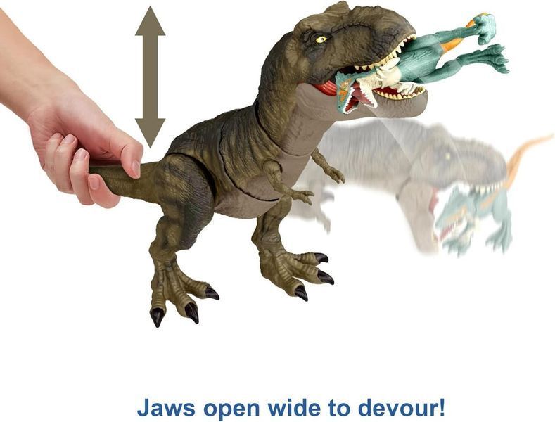 Фігурка Світ юрського періоду Тиранозавр T-Рекс Jurassic World Thrash 'N Devour Tyrannosaurus T Rex HDY55 HDY55 фото
