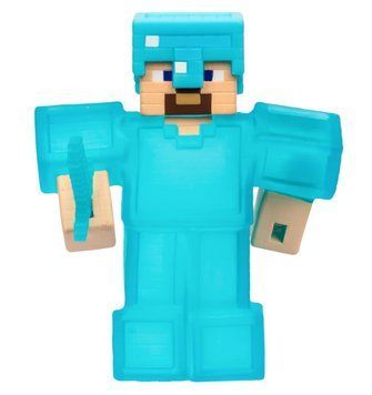 Фігурка Герої Гу Джіт Зу Стів у діамантовій броні Майнкрафт Heroes of Goo Jit Zu Minecraft Steve 42766 42766 фото