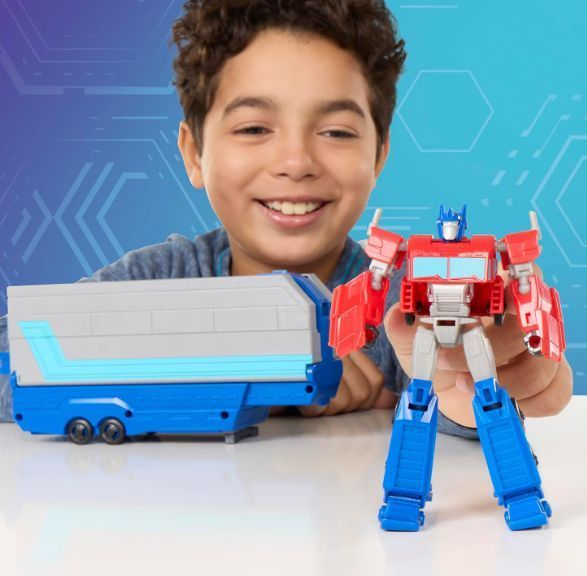 Игровой набор Трейлер Оптимуса Прайма Боевой трейлер Трансформеры Transformers EarthSpark Hasbro G0750 G0750 фото