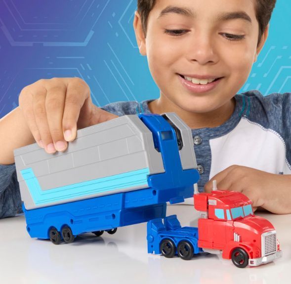 Игровой набор Трейлер Оптимуса Прайма Боевой трейлер Трансформеры Transformers EarthSpark Hasbro G0750 G0750 фото