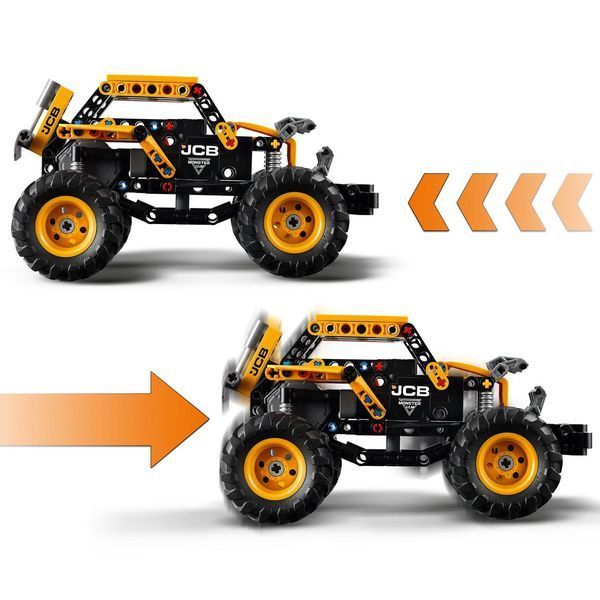 Лего техник с инерционный двигателем Джип Монстер трак Lego Technic DIGatron Monster Jam 42199 42199 фото