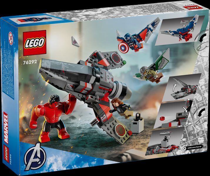 Лего Супергерої Капітан Америка проти Червоного Халка Lego Super Heroes Marvel 76292 76292 фото