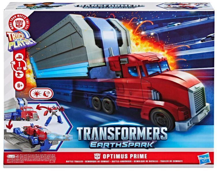 Игровой набор Трейлер Оптимуса Прайма Боевой трейлер Трансформеры Transformers EarthSpark Hasbro G0750 G0750 фото
