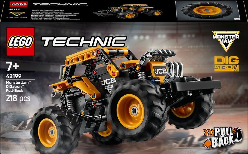 Лего техник с инерционный двигателем Джип Монстер трак Lego Technic DIGatron Monster Jam 42199 42199 фото
