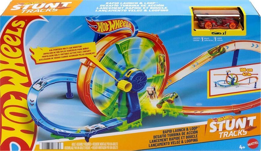 Ігровий набір Хот Вілс петля Hot Wheels Rapid Launch Loop JBX65 JBX65 фото