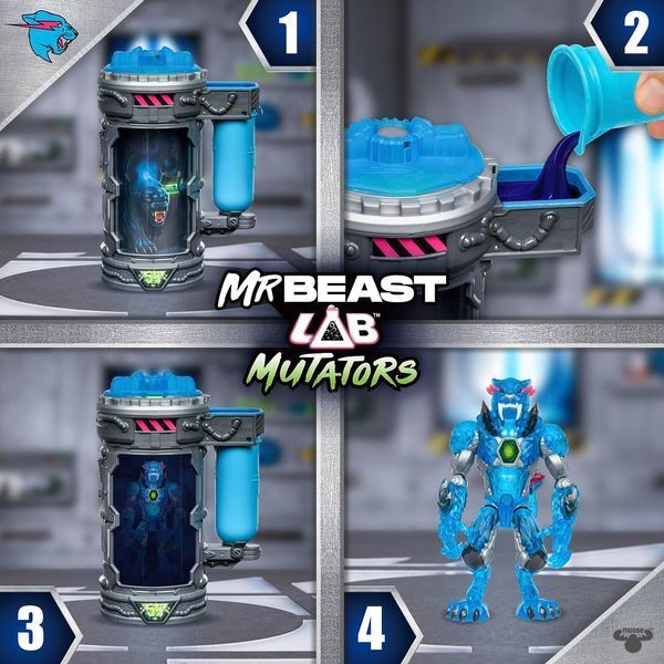 Лабораторія Містера Біста Станція перетворення Пантера MrBeast Stealth Panther Lab Mutators 24719 24719 фото