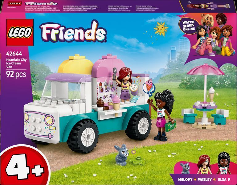 Конструктор Лего Френдс машина Грузовик с мороженым Хартлейк Сити Lego Friends 42644 42644 фото