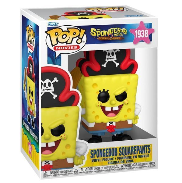 Фігурка Фанко Поп Пірат Губка Боб SpongeBob вінілова колекційна Funko Pop Pirate SpongeBob 83590 83590 фото