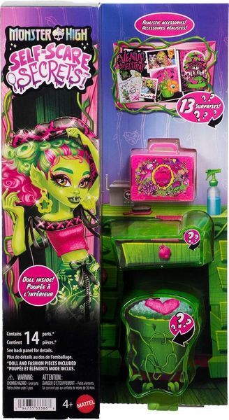 Лялька Monster High Venus McFlytrap Self-Scare Secrets з 13 сюрпризами JHK45 JHK45 фото