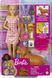 Лялька Барбі блондинка з вихованцями цуценятами Маленьке тріо Barbie HCK75 HCK75 фото 2