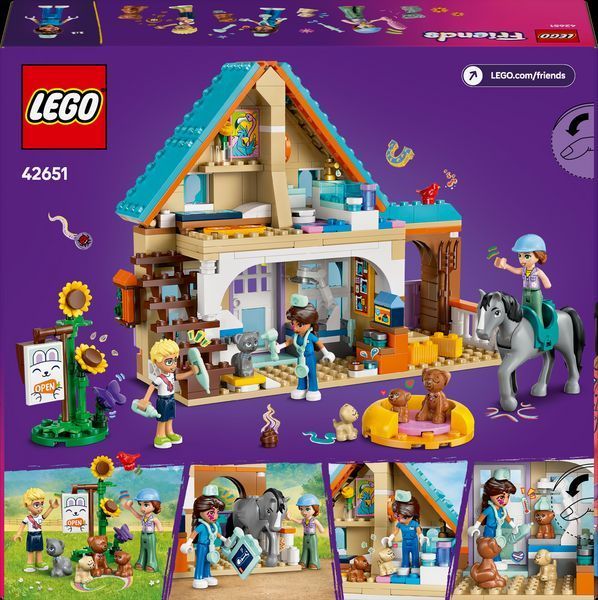 Лего Френдс Будинок Ветклініка для коней та вихованців Lego Friends 42651 42651 фото