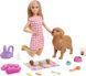 Лялька Барбі блондинка з вихованцями цуценятами Маленьке тріо Barbie HCK75 HCK75 фото 1