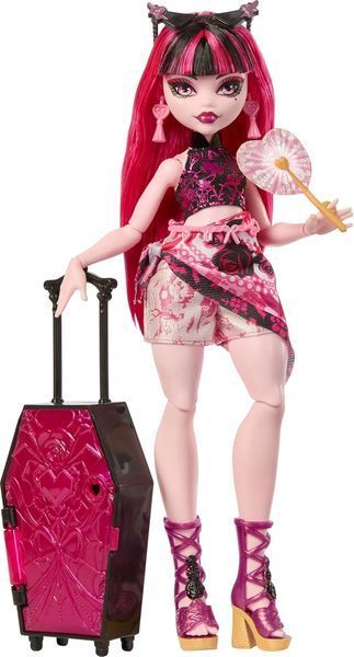 Лялька Монстер Хай Дракулаура Шафа Валіза Моторошні канікули Mattel Monster High Draculaura JDR50 JDR50 фото