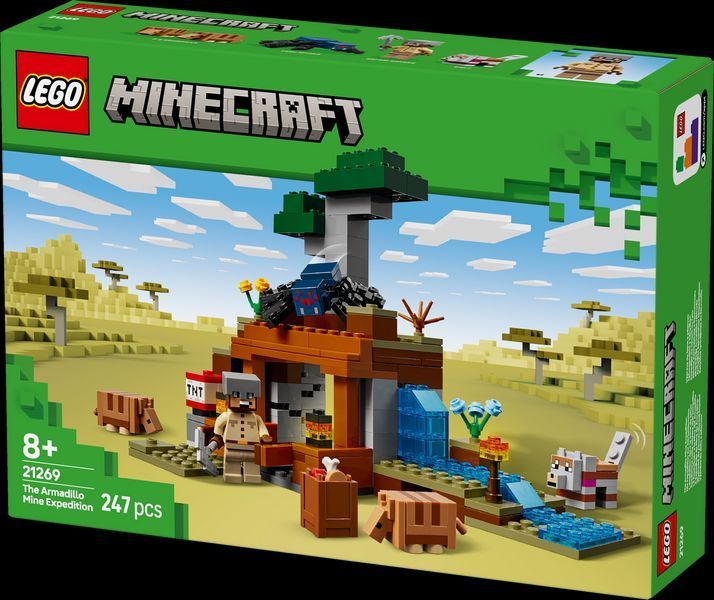 Конструктор Лего Майнкрафт Экспедиция в шахту броненосца Lego Minecraft 21269 21269 фото