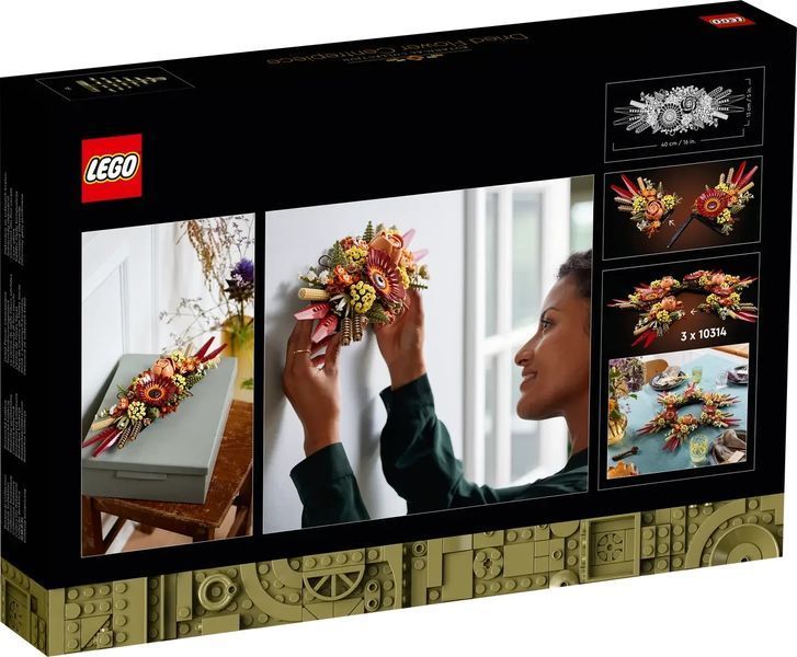 Конструктор ЛЕГО Иконс Икебана из сухоцветов Lego Icons 10314 10314 фото