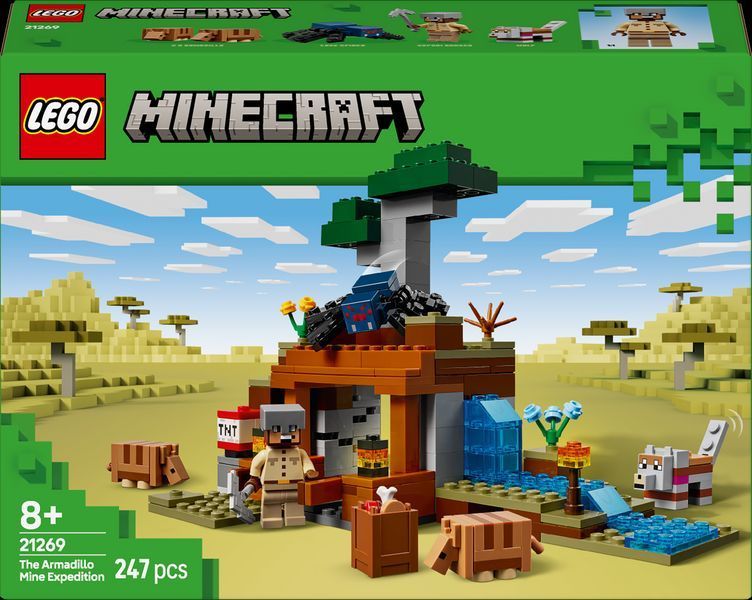 Конструктор Лего Майнкрафт Экспедиция в шахту броненосца Lego Minecraft 21269 21269 фото