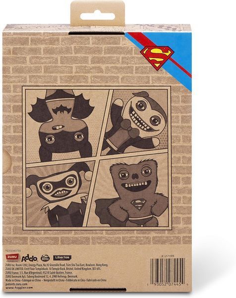 М'яка іграшка Монстр Фугглер Супермен 23см з зубами ZURU Fuggler Superman 15709В 15709В фото