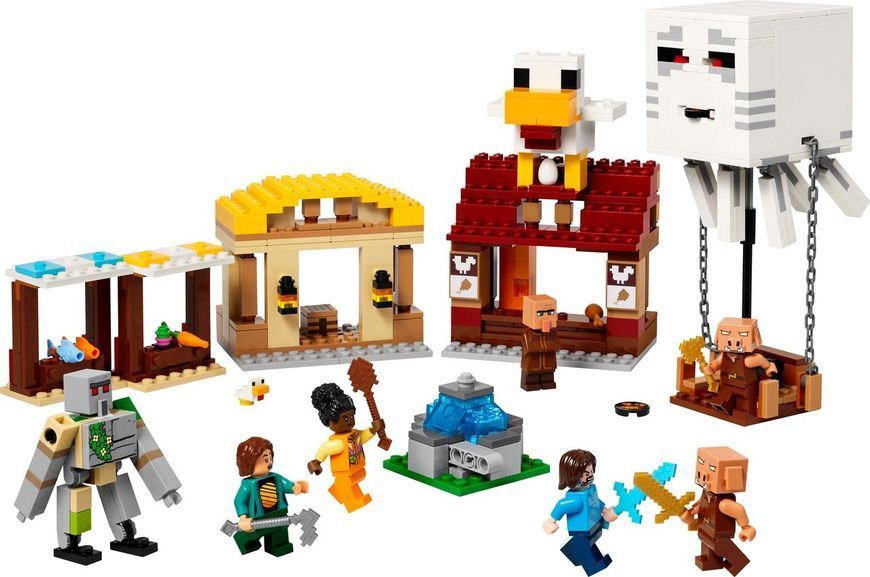 Конструктор Лего Майнкрафт Нападение шара гаста на деревню Lego Minecraft 21273 21273 фото