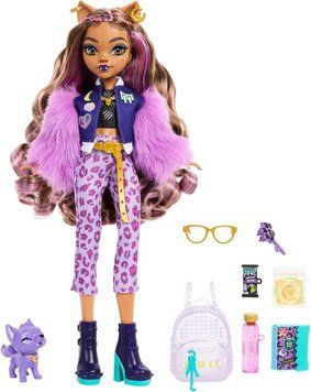 Лялька Монстер Хай Клодін Вульф та вихованок від Маттел Mattel Monster High Clawdeen Wolf HRP65 HRP65 фото