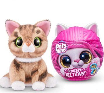 Набір сюрприз смугастий кіт Джинджер Pets alive Smitten Kittens 54296 54296 фото