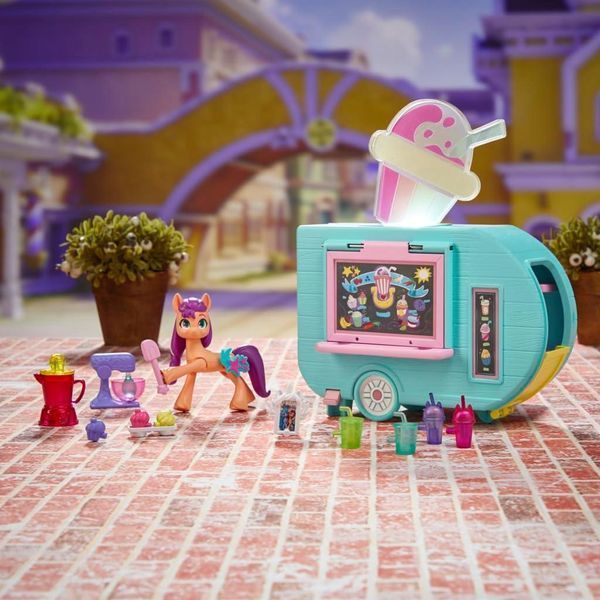 Игровой набор Май лител пони Санни Кафе дом My Little Pony Sunny Starscout Sunny Starscout Smoothie Truc F6339 фото