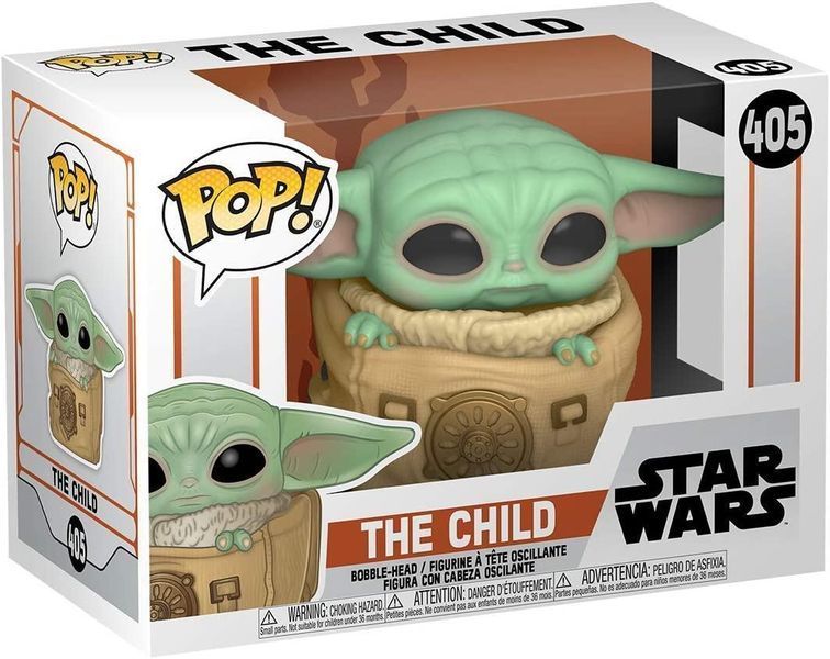 Фігурка Фанко Поп! Малюк Йода Грогу в сумці Мандалорець Funko Pop! Star Wars: The Mandalorian 50963 50963 фото