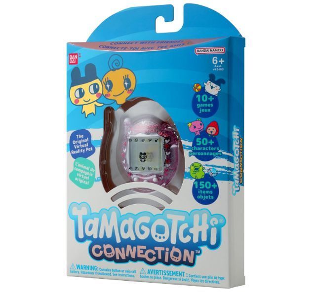 Тамагочі рожевий блиск Tamagotchi Connection Pink Glitter цифровий улюбленець Bandai 43416 43416 фото