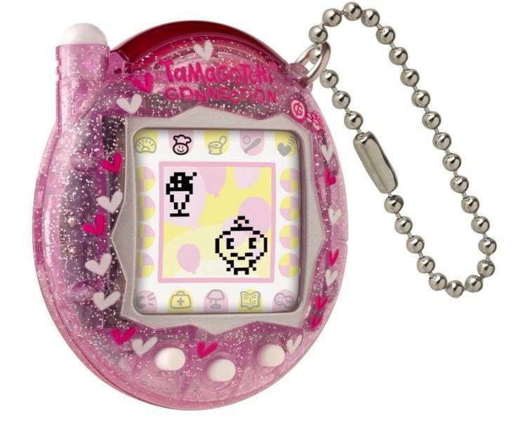 Тамагочі рожевий блиск Tamagotchi Connection Pink Glitter цифровий улюбленець Bandai 43416 43416 фото