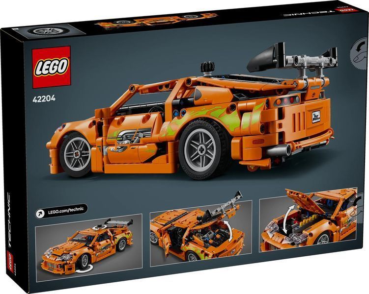 Конструктор Лего Технік машина Тойота Супра MK4 Lego Technic Fast and Furious 42204 42204 фото