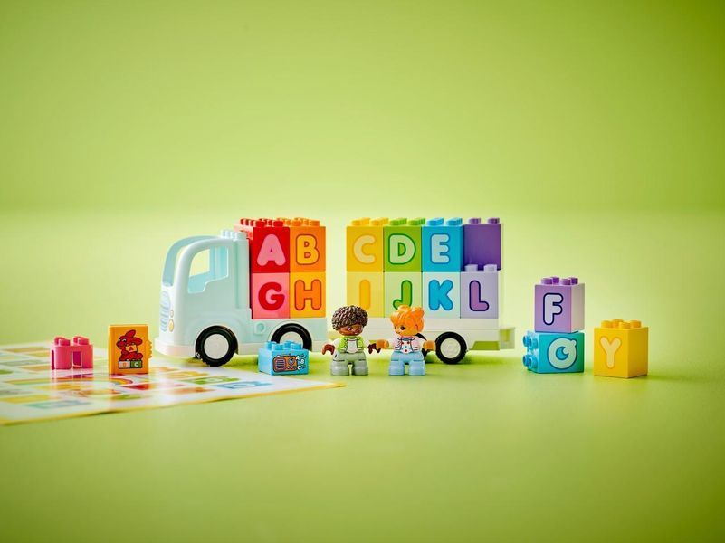 Конструктор Лего Дупло Вантажівка з алфавітом Lego Duplo 10421 10421 фото