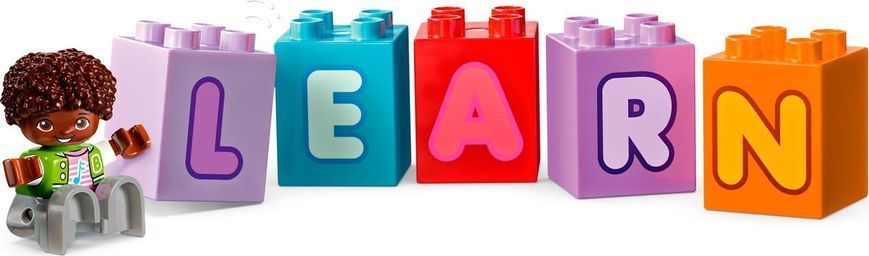Конструктор Лего Дупло Вантажівка з алфавітом Lego Duplo 10421 10421 фото