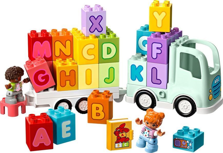 Конструктор Лего Дупло Вантажівка з алфавітом Lego Duplo 10421 10421 фото
