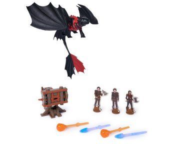 Ігровий набір Беззубик Як приборкати дракона дракон що стріляє DreamWorks Dragons Blazing Battles Spin Master 6076026 6076026 фото