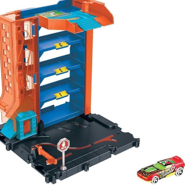 Трек Хот Вілс Сіті Автостоянка в центрі міста Hot Wheels owntown Car HDR28 HDR28 фото