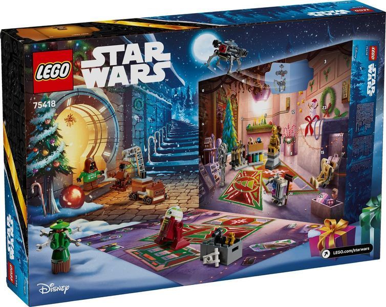 Конструктор Лего Стар Варс Новорічний календар Зоряні Війни Lego Star Wars 75418 75418 фото