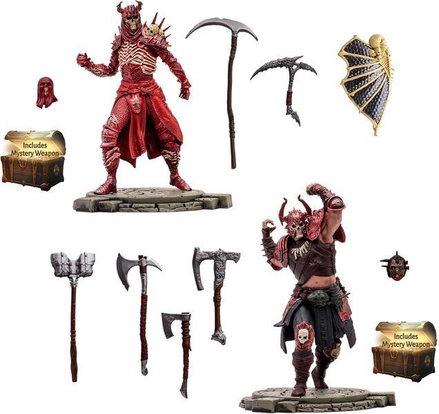 Фігурка Діабло IV Варвар та Некромант 18см Макфарлейн McFarlane Diablo IV Rend Barbarian Blood Necro 16731 16731 фото