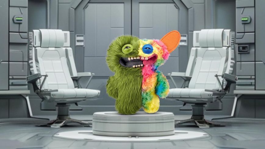 Плюшеві монстри Фуглер Містіф Монстрс Гріннеро МакГу ZURU Fugler Monster McGoo Green15726K 15726K фото