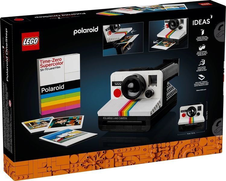 Конструктор Лего Идеас Фотоапарат Полароид Lego Ideas Polaroid OneStep SX-70 21345 21345 фото