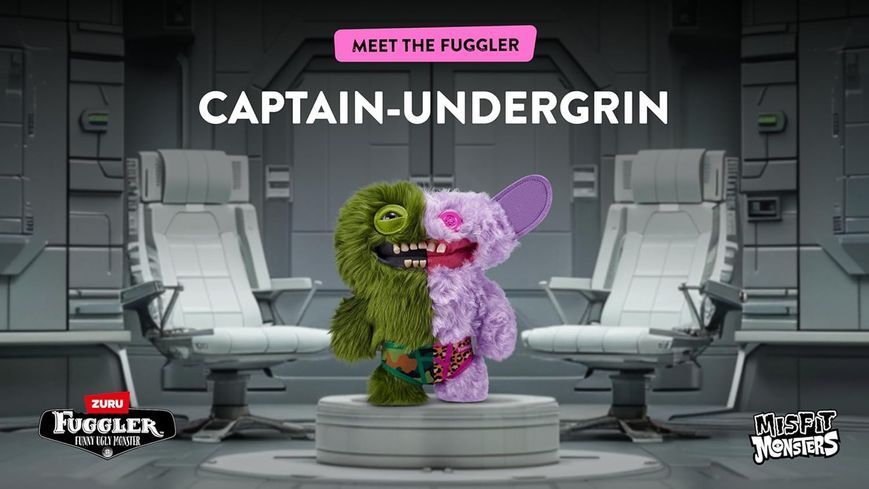 Плюшеві монстри Фуглер Монстрс Капітан Андергрін ZURU Fuggler Misfit Monsters Captain-Undergrin 15726L 15726L фото