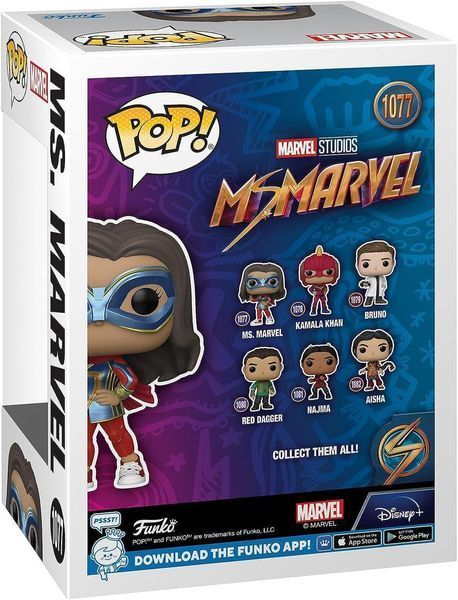 Фігурка Фанко Поп Міс Марвел 1084 Funko Pop! Marvel Ms. Marvel 60238 фото