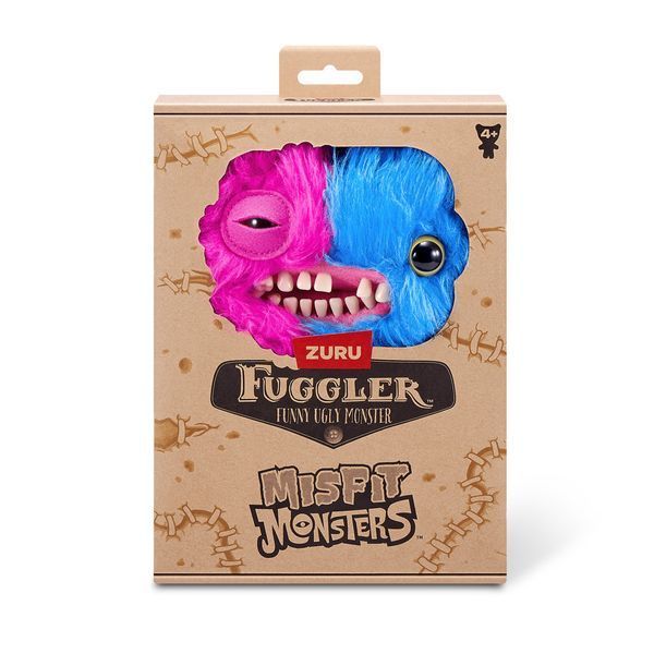 Плюшеві монстри Фуглер Монстрс Сквідж синє рожевий ZURU Fugler Monster 15726D 15726D фото
