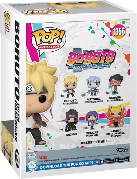 Фігурка Фанко Поп Боруто Расенган Наруто Боруто 1356 Funko Pop Boruto with Rasengan 63135 фото
