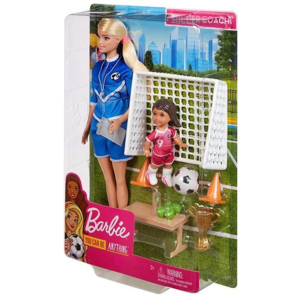 Кукла Барби тренер по футболу Barbie Soccer Coach GLM47 фото