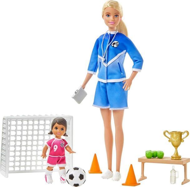 Кукла Барби тренер по футболу Barbie Soccer Coach GLM47 фото